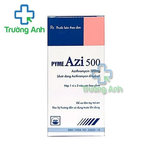 PymeAZI 500 Pymepharco - Thuốc điều trị nhiễm khuẩn